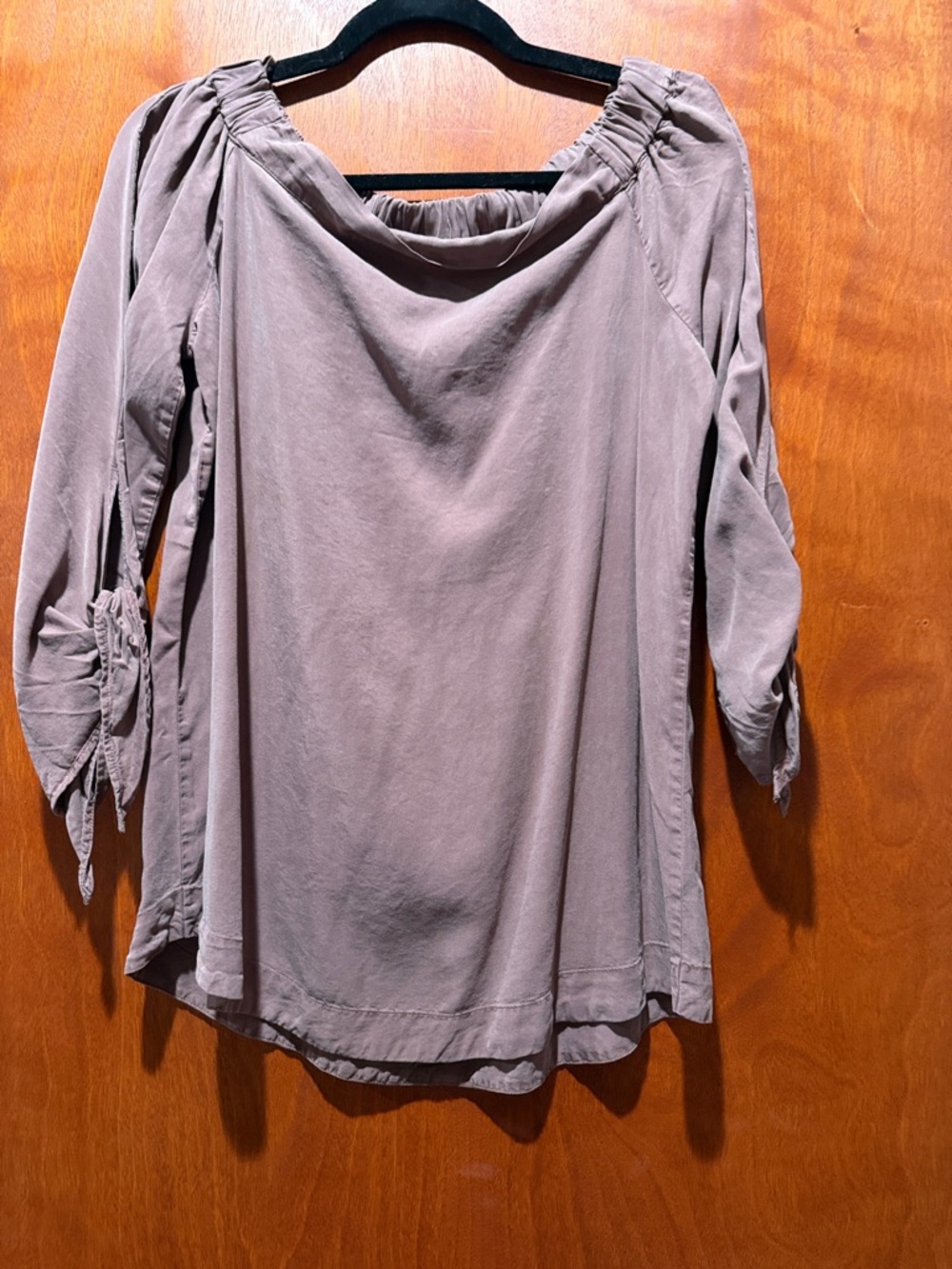 Wishlist Taupe Off-Shoulder Blouse